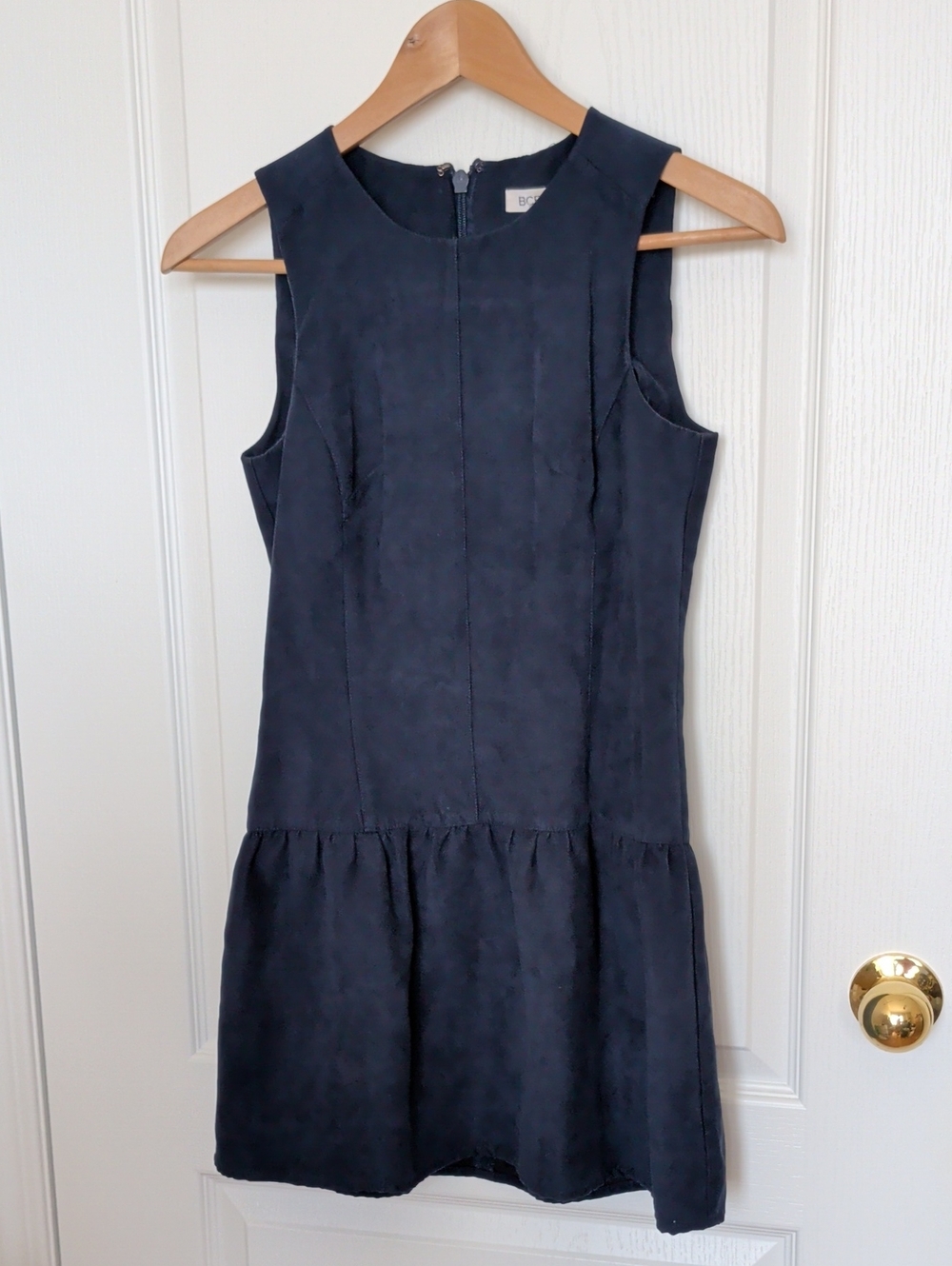 Classic Sleeveless Navy Dress - Brand: BCBG